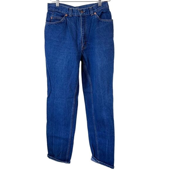 Vintage 80s Levi's Misses Orange Tab Straight Leg High Rise Jeans - Picture 2 of 13